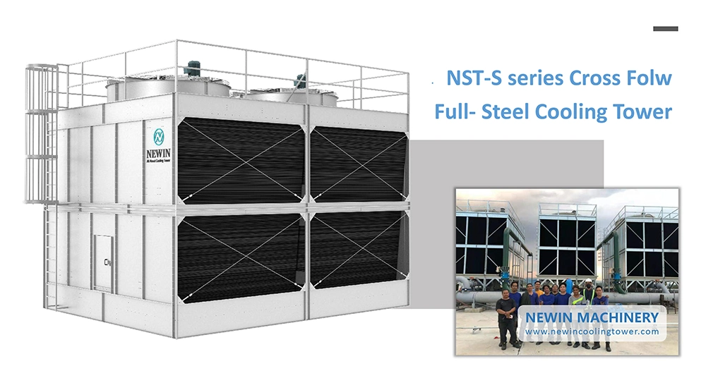 Basic Customization Nst-S Series Low Noise Cross Flow Rectangle Type Cooling Tower/Square Water Tower