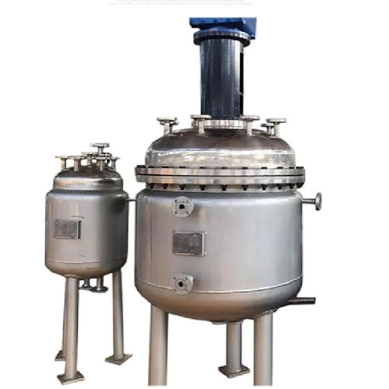 Gemischter Reaktionsdruckbehälter mit Edelstahl (SS) 304 316/Titan/Hastelloy/Nickel/PTFE/PVDF